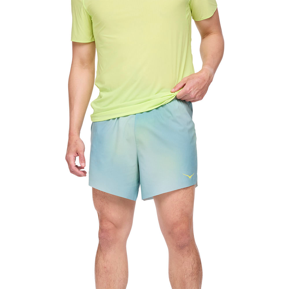 Short Hoka Glide 5 Print Masculino – colorido – foto 1