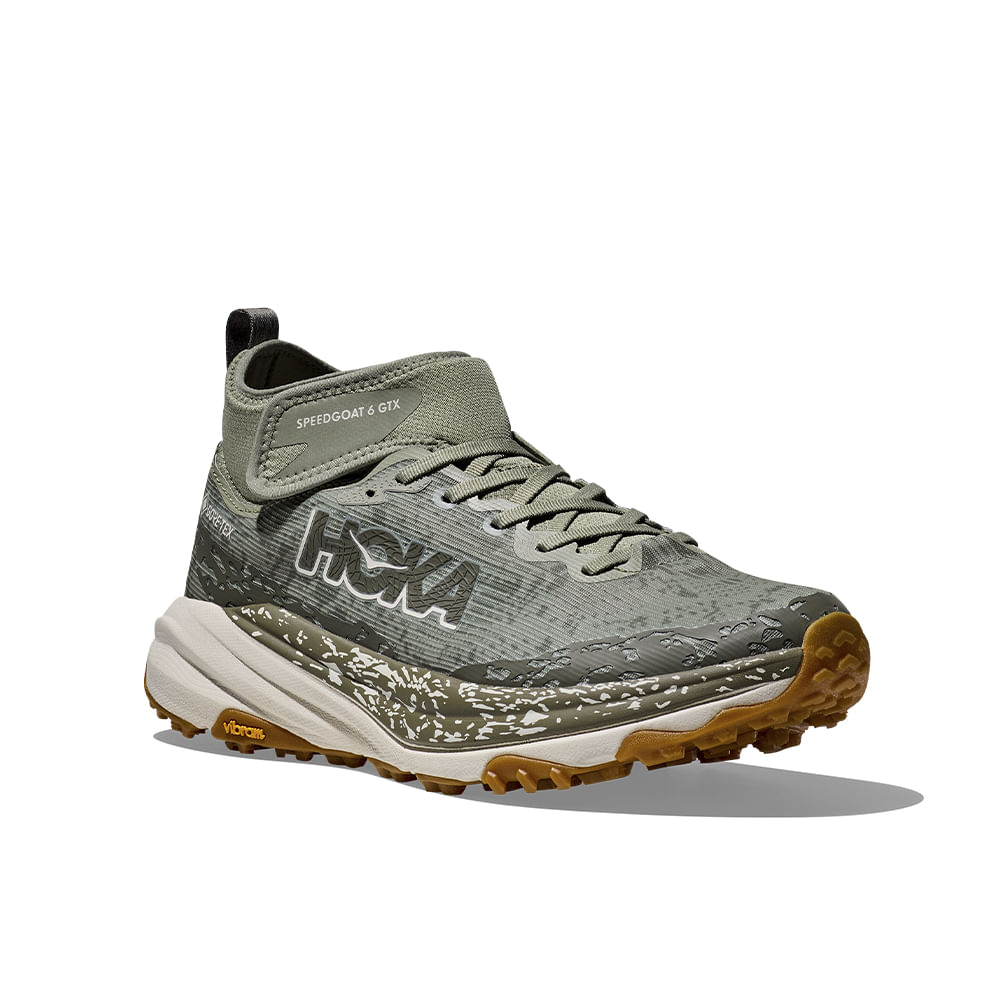Tênis Hoka Speedgoat 6 Mid GTX Masculino – verde – foto 3