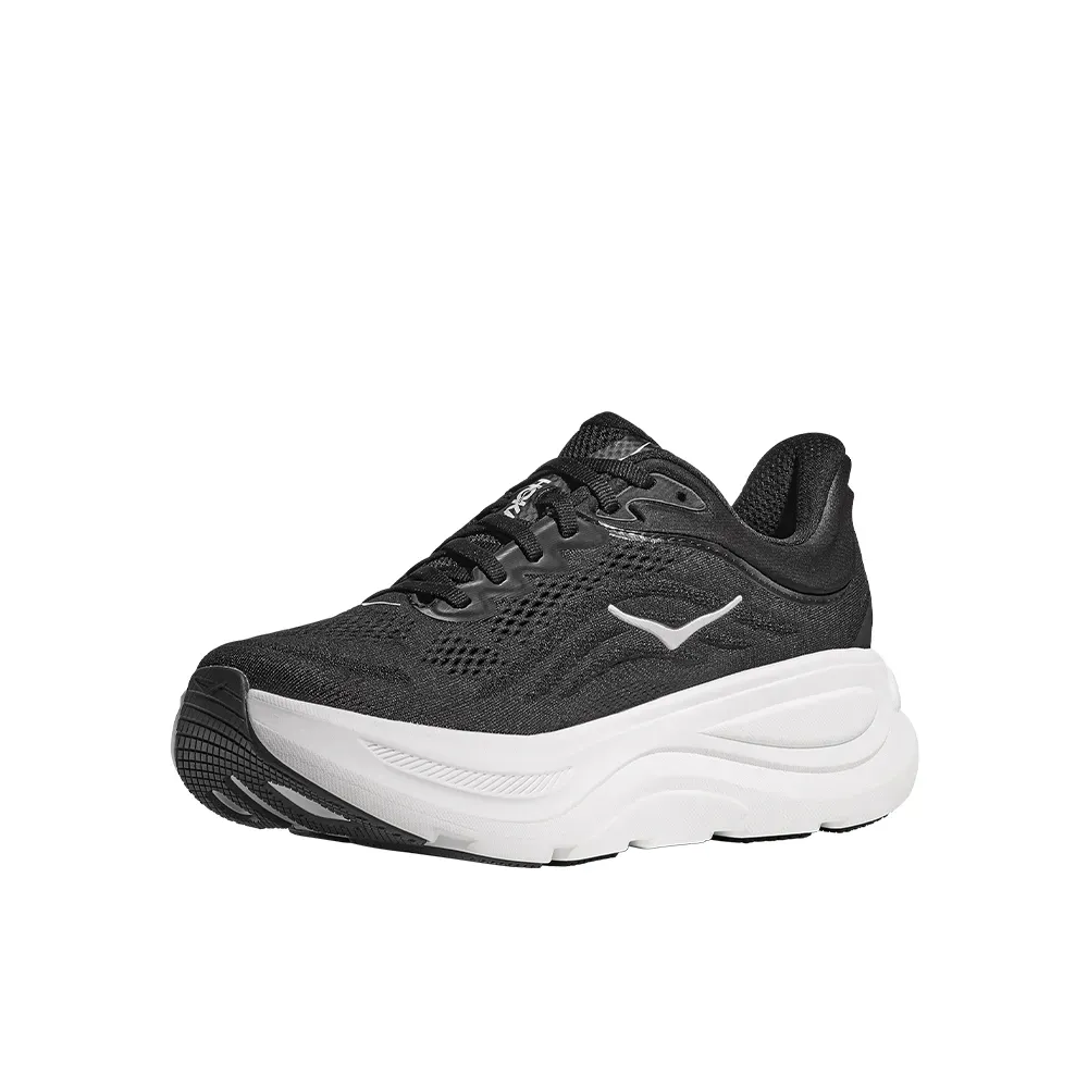 Tênis Hoka Bondi 9 Wide Feminino – preto e branco – foto 2