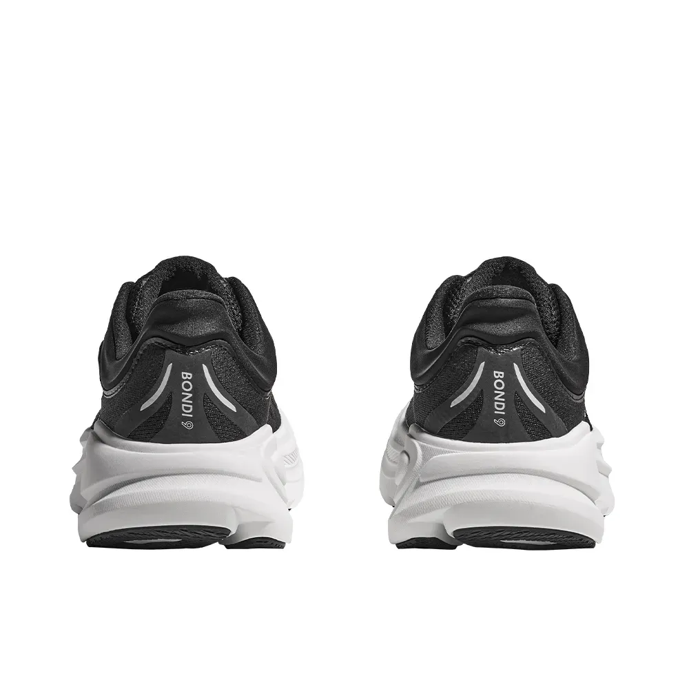 Tênis Hoka Bondi 9 Wide Feminino – preto e branco – foto 5