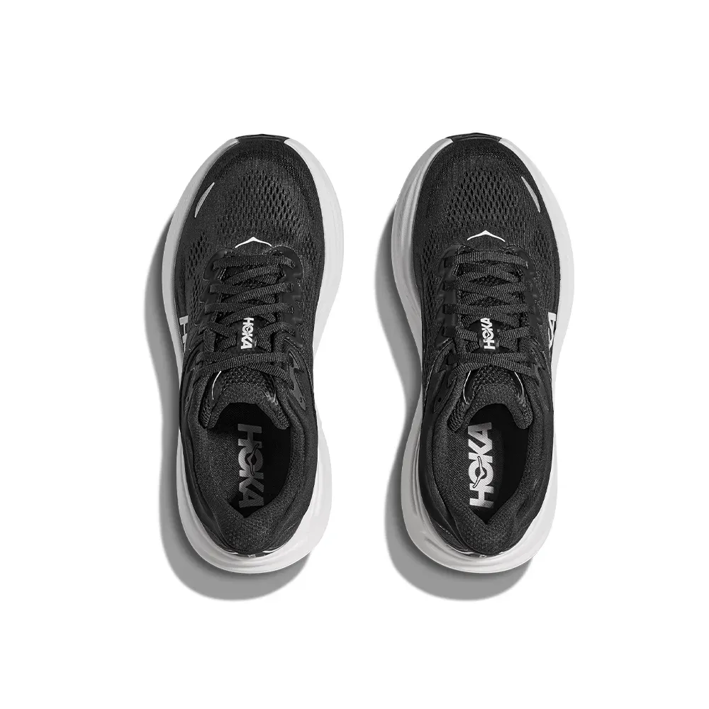 Tênis Hoka Bondi 9 Wide Feminino – preto e branco – foto 6